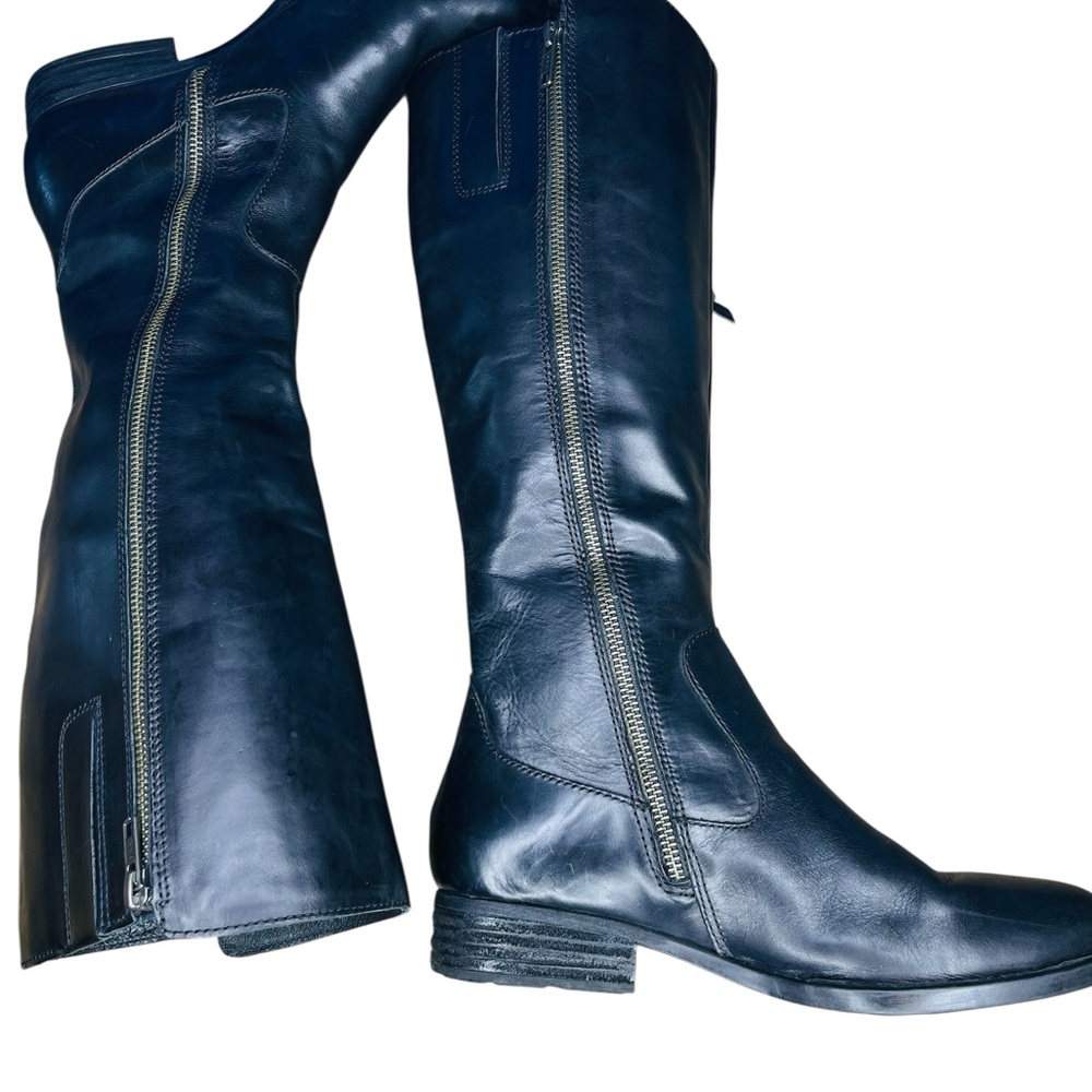 Born Women’s Size 7.5M Cook Tall Riding Black Leather Boots Knee-High - Picture 5 of 9